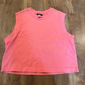 Nike Women's Pink Sleeveless Tank top women’s Medium